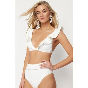 Trendyol TBESS22BU0023 Volwassenen single - Ecru*001 - 36