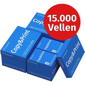 Easyprint Printerpapier kopieerpapier 15000 vellen 30 x 500 A4 premium wit PEFC-gecertificeerd