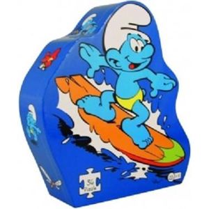 Barbo Toys Smurfen puzzel surfer 36 stukjes (42x 32 cm)