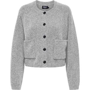 Only - Onlpiemonte - Cardigan - Dark Grey Melange - Dames