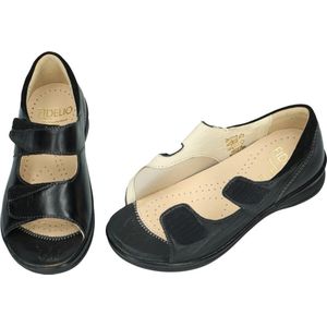 Fidelio Hallux -Dames - zwart - sandalen - maat 38