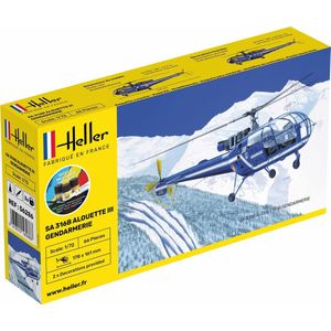Heller - 1/72 Starter Kit Sa 316b Alouette Iii Gendarmeriehel56286 - modelbouwsets, hobbybouwspeelgoed voor kinderen, modelverf en accessoires