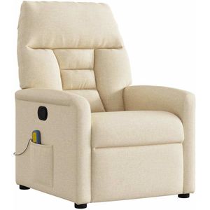 Massagestoel - Verstelbaar - Grijs - Stof - Met Massagefunctie