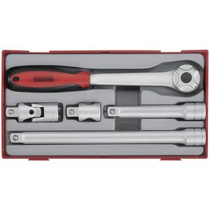 Set ratel en accessoires TT1 tray 1/2 5 delig Teng Tools TT1205