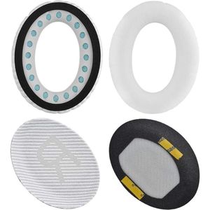 Vervangende Oorkussens voor Over-ear Hoofdtelefoon - Comfortabel en Duurzaam - Wit