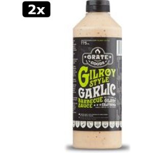 2x Grate Goods Gilroy Garlic Barbecue Sauce
