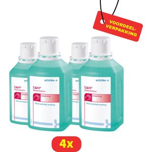 Schülke S&M Waslotion - 4 x 500 ml - Voordeelverpakking