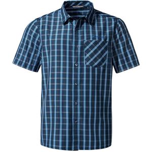 Vaude Albsteig Iii Korte Mouwen Overhemd Blauw 2XL Man