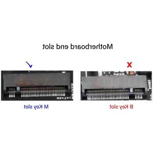 M.2 Naar SATA3.0 Uitbreidingskaart - 6 Poorten SATA 3.0-controller PCIe-uitbreidingskaart voor ASM1166-chip Adapterkaart - PCIE3.0 X2 16Gbps SATA3.0 6Gbps X 5 Ondersteuning voor 6 SATA-apparaten