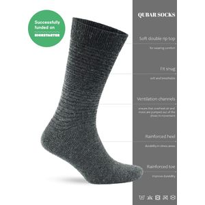 Qubar Socks - Alpaca Sokken - Gestreept