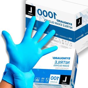 Nitrilhandschoenen poedervrij hypoallergeen maat L 1000 stuks - CE-gecertificeerd EN455