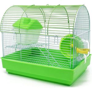 Hamsterkooi met Hamsterspeelgoed - Rattenkooi - Hamster Huisje - Groen