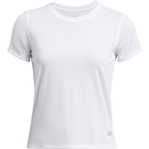 Under Armour - UA Launch - Sportshirt - Wit - Korte Mouwen