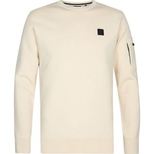 Petrol Industries - Heren Fijngebreide Trui Raleigh - Geel - Maat S