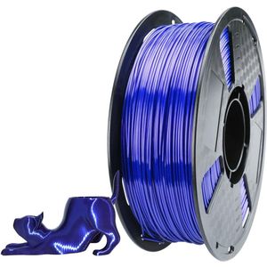 Zijdeachtige TPU Filament Koningsblauw 1.75mm 1KG - 3D Printmaterialen - FDM - Flexibele TPU - Zijde TPU Filament voor 3D Printer - 57D TPU Harder Dan 98A