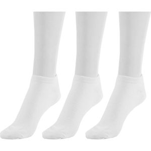 Lotto Sneaker Sock Ladies 3 Pair - Sportsokken -  Dames - Maat 36 - 42 - Wit