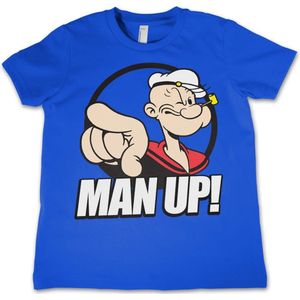Popeye Man Up! Kids T-Shirt Kinder Blue-4 Jahre
