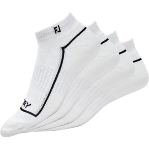 Footjoy ProDry Sportlet Dames Golfsokken Wit 36.5-40.5 2 Paar