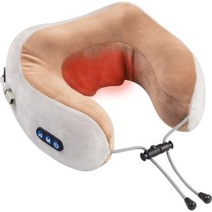 Cervicaal Massagekussen met 6 Massagemodi | Ergonomisch en Draagbaar voor Ontspanning en Pijnverlichting