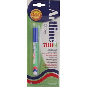ARTLINE 700 NEAT - Permanent Marker - 1 stuk op blister - 0,7mm Lijndikte - Blauw