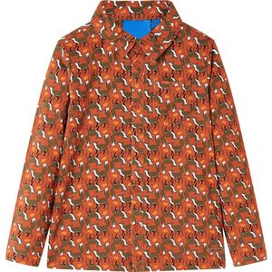vidaXL - Kinderoverhemd - 104 - lichtroestkleurig