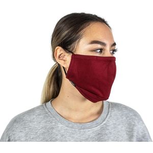 Mr. Facy Mondkapje Mondmasker Facemask Shaped Burgundy Rood