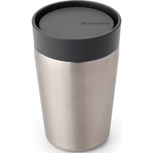 Brabantia Make & Take Thermosbeker - 0,2 l - Koffiebeker - Dark Grey