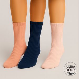 dames sokken 6-pack maat 36-41 hypoallergeen MiX