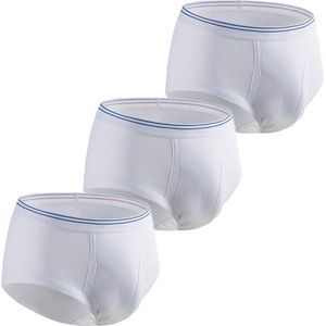 Incontinentieslips heren katoenen incontinentie-broeken wasbaar met incontinentie-onderlegger 3XL - 3 stuks incontinentie onderlegger