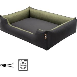 Hondenmand Cordura XXXL – Zwart + Groen - 125 x 90 x 24 cm