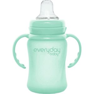 Everyday Baby - Drinkbeker glas - Muntgroen