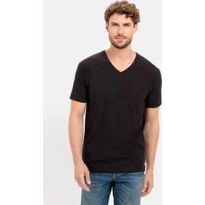 camel active V-neck Onderhemd in een pak van 3 - Maat menswear-S - Zwart