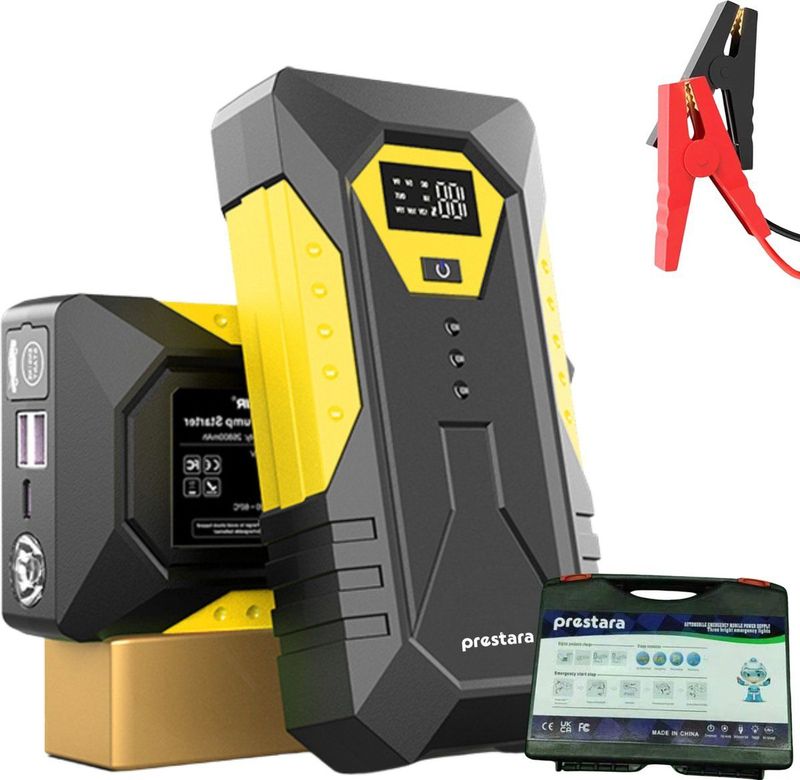 Prestara - Jumpstarter - Krachtig - 26800mAh - Voor Auto Motor en Boot