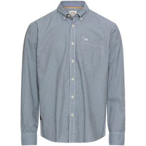 camel active Overhemd met lange mouwen en knoopsluiting - Maat menswear-3XL - Marineblauw