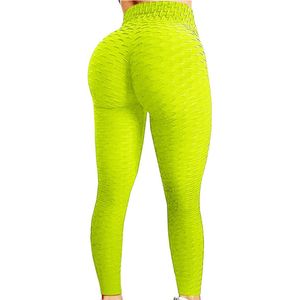 Miresa - Sexy Sportleggings / Fitness & Yoga High Waist Leggings – Geel - Maat XL