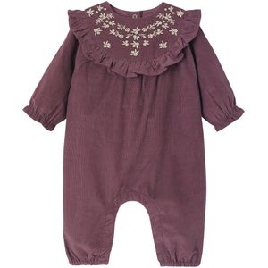 Vertbaudet - Babypakje - Fluweel - Geborduurde en Geplooide Kraag