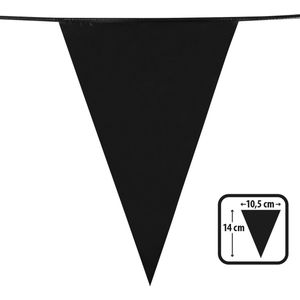 Boland - PE minivlaggenlijn zwart Zwart - Black & Gold - Black & Gold - Verjaardag - Jubileum - NYE