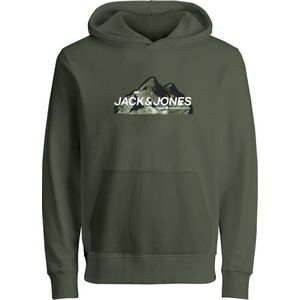 JACK & JONES JCOMOUNTAIN LOGO SWEAT HOOD SN MNI Jongens Trui - Maat 122