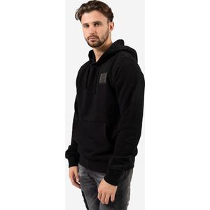 AB Lifestyle - Trui - Slim-Fit Metal Hoodie | Jet Black - Heren - Maat: S