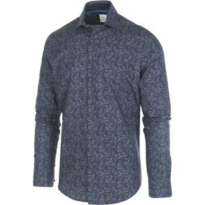 Blue Industry Overhemd Print Navy (1290 - 92)