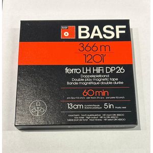 Basf ferro LH HiFi DP 26 - stereo bandrecorder band - 60 min - 13 cm/ 5 inch - reel to reel tape