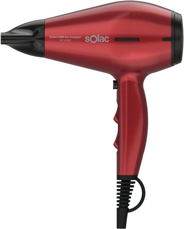 Solac - Expert 2400 - Föhn - Rojo - 2400W - 6 Temperatuur- en Snelheidsinstellingen