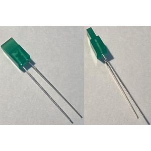 LED Diode Vierkant Rechthoek L 4,94 x B 1,9 x H 4.1mm | Groen | 10 stuks