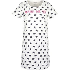 Blue Seven dames Big shirt 168519 wit print - 38