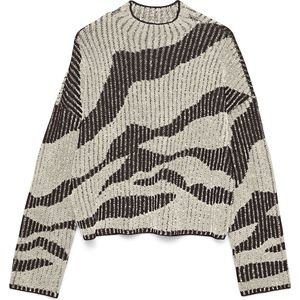 VERO MODA - VMSCORPIO LS HIGHNECK PULLOVER BF - Dames - Gebreide truien