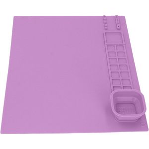 Siliconen schildermat voor talentontwikkeling en cognitieve vaardigheden - paars