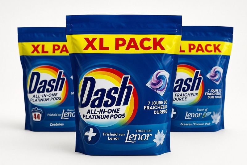 Dash - 4in1 Platinum PODS - Wascapsules - Zeebries - 3 verpakkingen - 132 wasbeurten