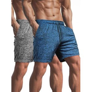 Heren Sportshorts - Sneldrogend, Lichtgewicht en Comfortabel Trainingsbroek met Zakken
