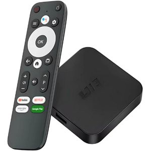 BMN® Android TV Dongle 4K HDR & Android 14 - Streaming Box met WiFi & Bluetooth - Chromecast Voor Tv - Google Voice Assistant - Geschikt voor Netflix
