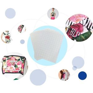 Thermo transfer papier A4 blauwe vierkant licht gekleurd katoen t-shirts gepermanent papier transferpapier ijzer gepermanent papier -30 stuks